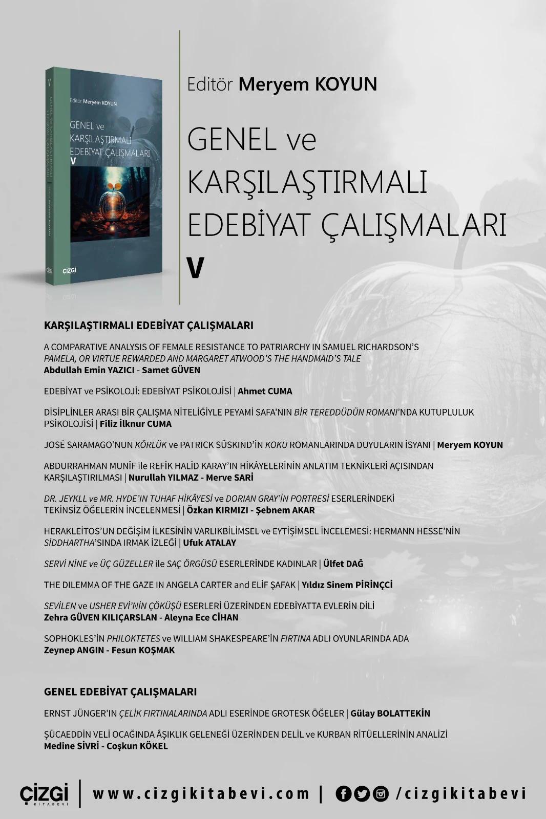Genel ve Karşılaştırmalı Edebiyat Çalışmaları V